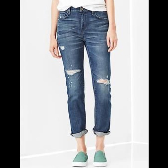 distressed jeans gap